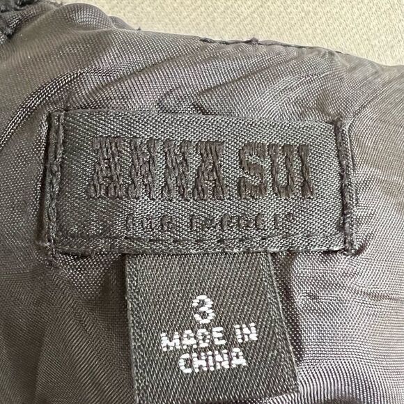 🚨4/$25 Anna Sui For Target Herringbone Studded Dress Size 3 - Picture 9 of 10